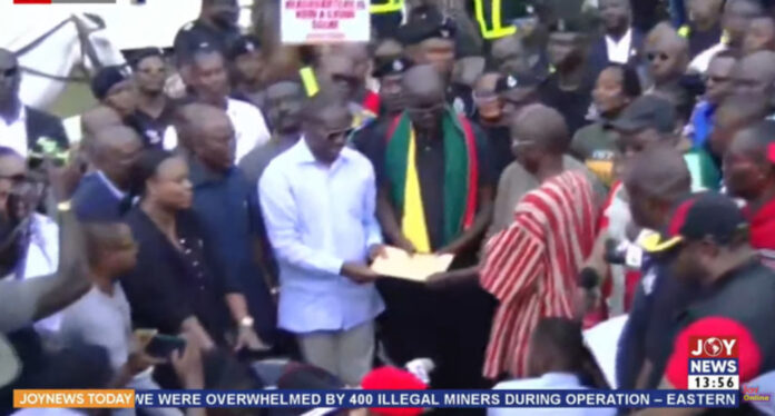 NDC presents petition to Parliament