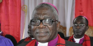 Presiding Bishop of the Methodist Church of Ghana, Most Rev. Dr Paul Kwabena Boafo