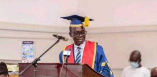 the Vice-Chancellor of the University of Cape Coast, Prof. Johnson Nyarko-Boampong.