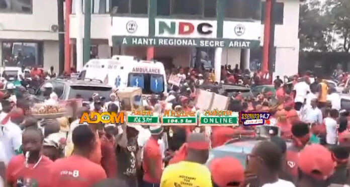 Thousands of NDC supporters rally for 