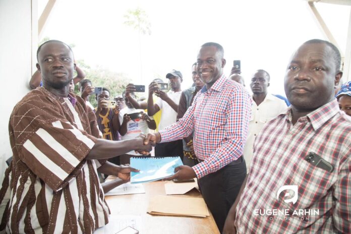 Eugene Arhin successfully files nomination to contest Awutu Senya West parliamentary election