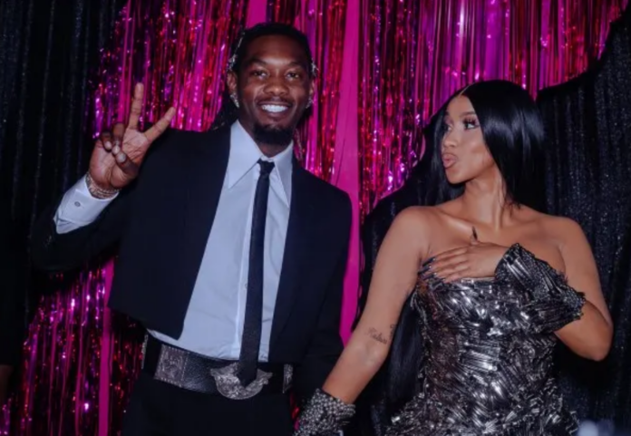 Offset and Cardi B attend the 2023 MTV Video Music Awards at Prudential Center on Sept. 12, 2023, in Newark, New Jersey. - Credit: Catherine Powell/Getty Images