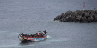 AFP | Migrants use wooden boats like this to try and reach the Canary Islands across the Atlantic Ocean