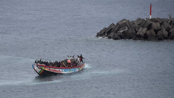 AFP | Migrants use wooden boats like this to try and reach the Canary Islands across the Atlantic Ocean