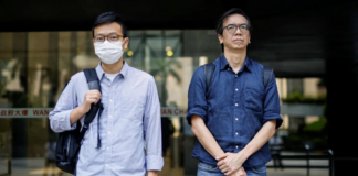 Reuters Chung Pui-kuen and Patrick Lam were editors at Stand News, a pro-democracy media outlet which is now defunct