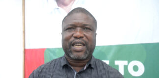 Volta region NDC region's party Secretary, James Gunu