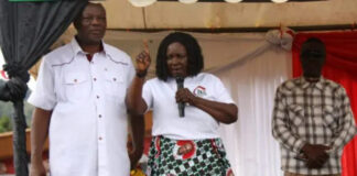 Vice Presidential candidate of the National Democratic Congress (NDC), Prof. Naana Jane Opoku-Agyemang