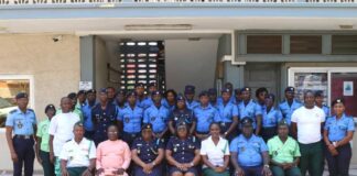 NATIONAL AMBULANCE SERVICE TRAINS GRA, CUSTOMS DIVISION AS PART AWARENESS CREATION ON WORLD HEART DAY.