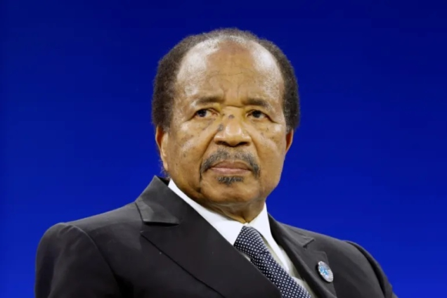 Paul Biya, the 89-year-old president of Cameroon, has been in power since 1982 [File: Charles Platiau/Reuters]