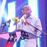 Credit: Dr Mahamudu Bawumia speaking at the launch of local music streaming platform, Ghana Music Xperience (GMX) in Accra on October 30, 2024.