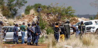 About 1,000 gold miners have already been arrested and the army and police are waiting for the rest