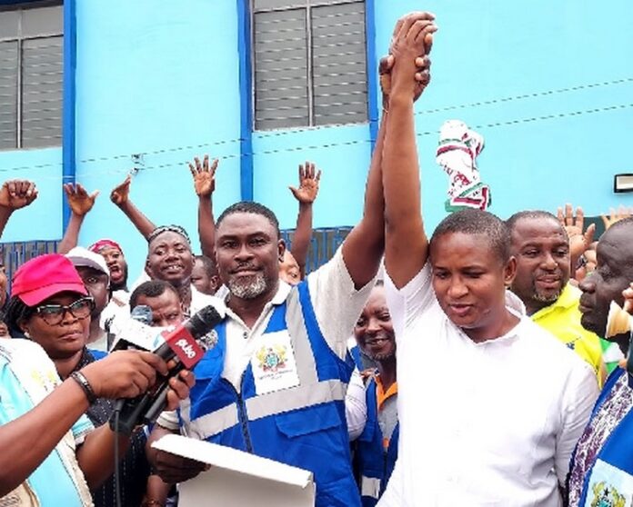 Mohammed Adamu Ramadan as he was announced as the MP-elect for the constituency