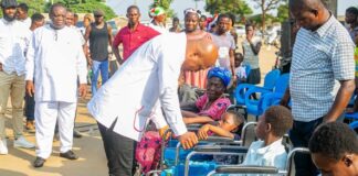 Ablakwa donates 100 wheelchairs to constituents with disabilities