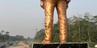 Akufo-Addo’s damaged statue in Effia-Nkwanta restored