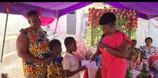 Rachel Appoh fetes 34 children named after her on Boxing Day