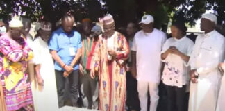 Mahama visits father’s grave ahead of elections in Bole