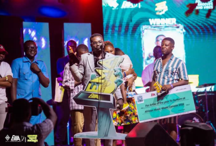 Daasebreba Kwame crowned Artiste of the Year at 2024 Eastern Music Awards