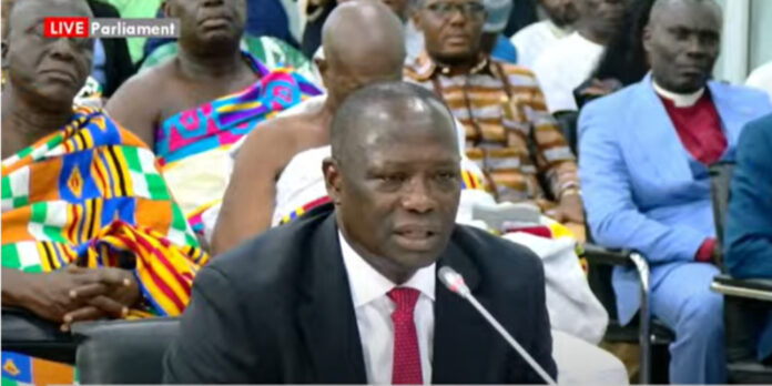 Emmanuel Armah-Kofi Buah, the Minister-Designate for Lands and Natural Resources