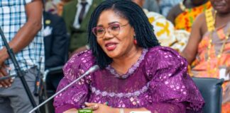 Minister-designate for Gender, Children and Social Protection, Agnes Naa Momo Lartey