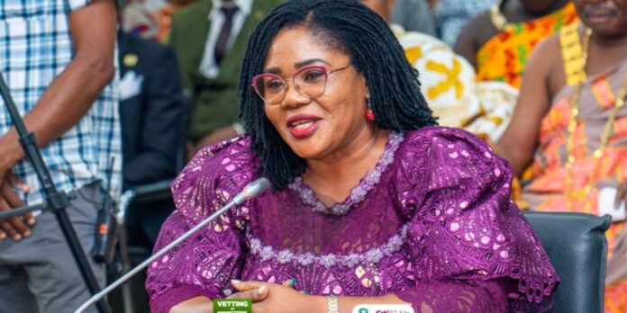 Minister-designate for Gender, Children and Social Protection, Agnes Naa Momo Lartey