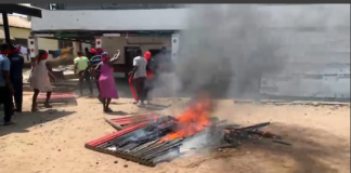 Effutu NDC supporters set party office equipment ablaze over appointment snub