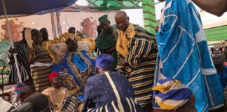 Yaa-Naa Abubakari II Pays Historic Royal Visit to Yagbonwura in Damongo